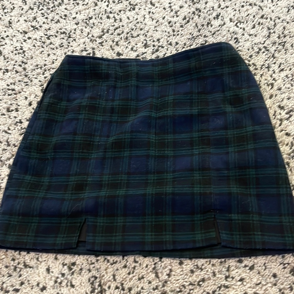 Holister XL plaid skirt